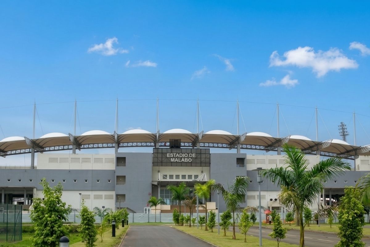 Estadio de Malabo, escenario de la Santa Misa de clausura del viaje apostólico del Papa León XIV el 23 de abril de 2026